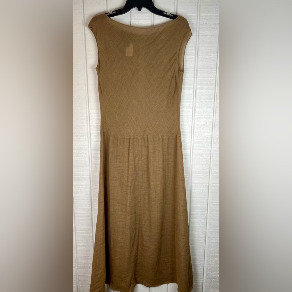 Ralph Ralph Lauren Maxi Dress KAREN DRS-S/S SCOOPNCK
SIZE 12 Brown
